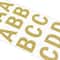 12 Pack: Gold Glitter Alphabet Stickers by Recollections™